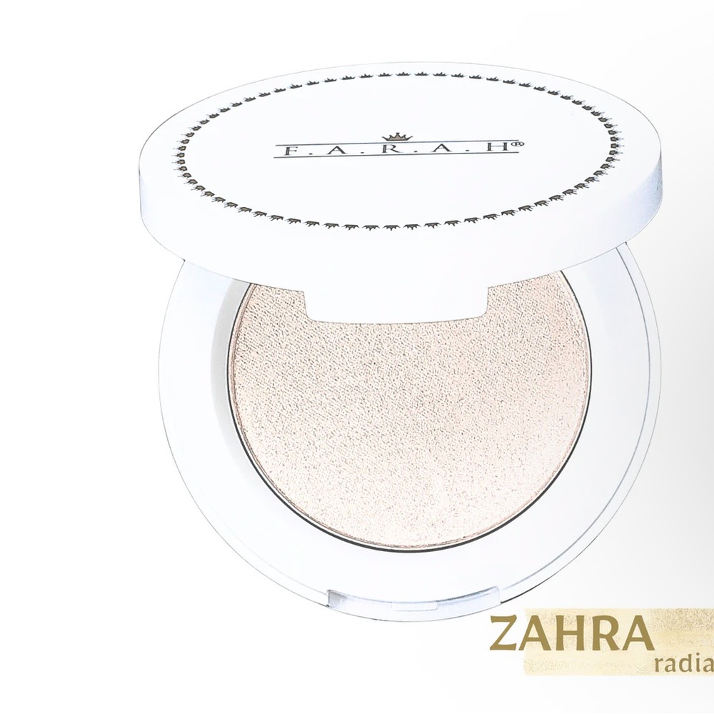 Farah Highlighter - Elegant White and Silver